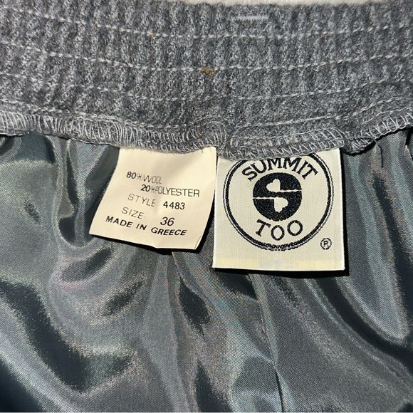 Summit Too Grey Wool Maxi Pleated Skirt - Picture 3 of 7